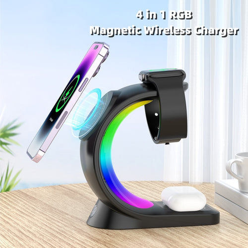MAWJA PowerHub™ 4-in-1 Magnetic Wireless Charging Station